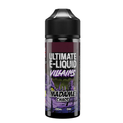 Villains Madame Chaos 100ml Shortfill E-liquid by Ultimate Juice