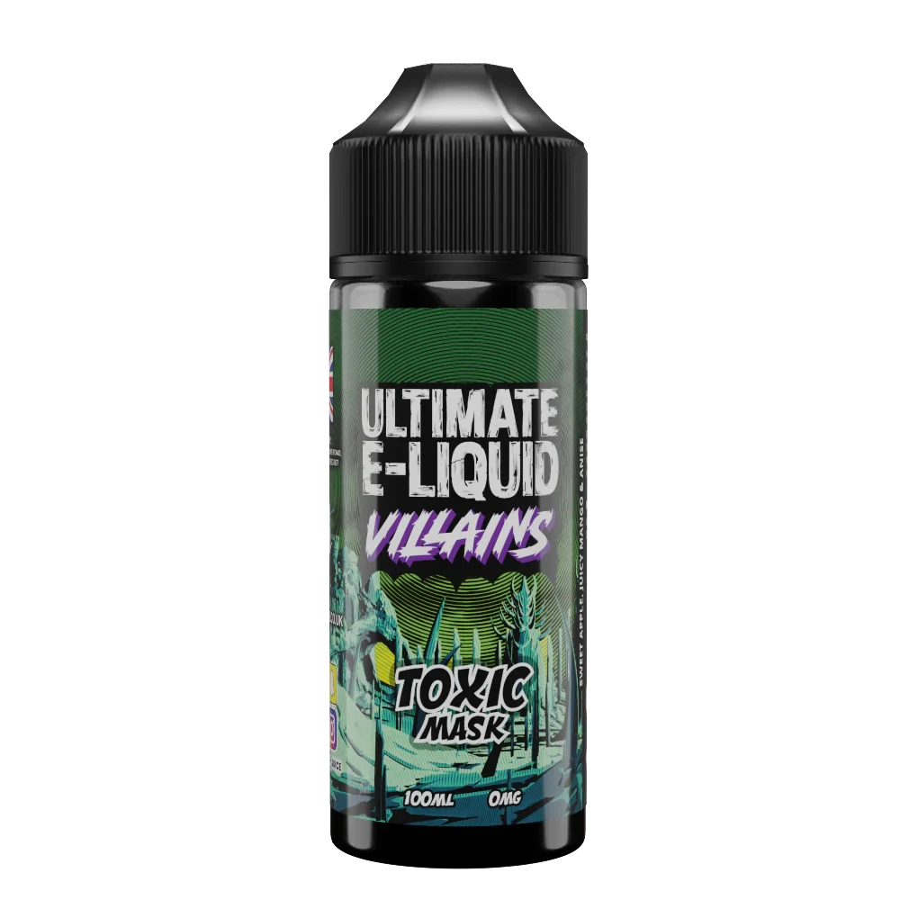 Villains Toxic Mask 100ml Shortfill E-liquid by Ultimate Juice