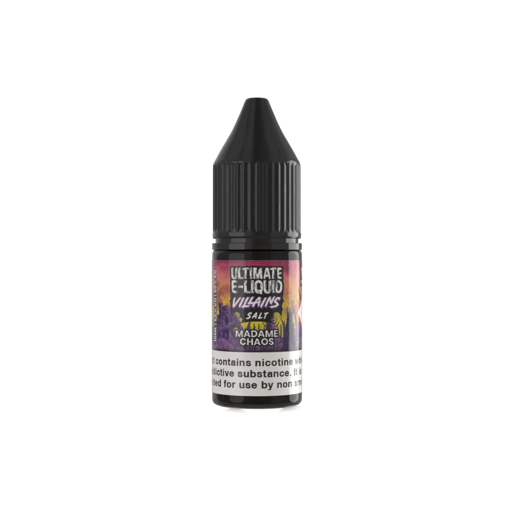 Villains Madame Chaos Nic Salt E-liquid by Ultimate Juice