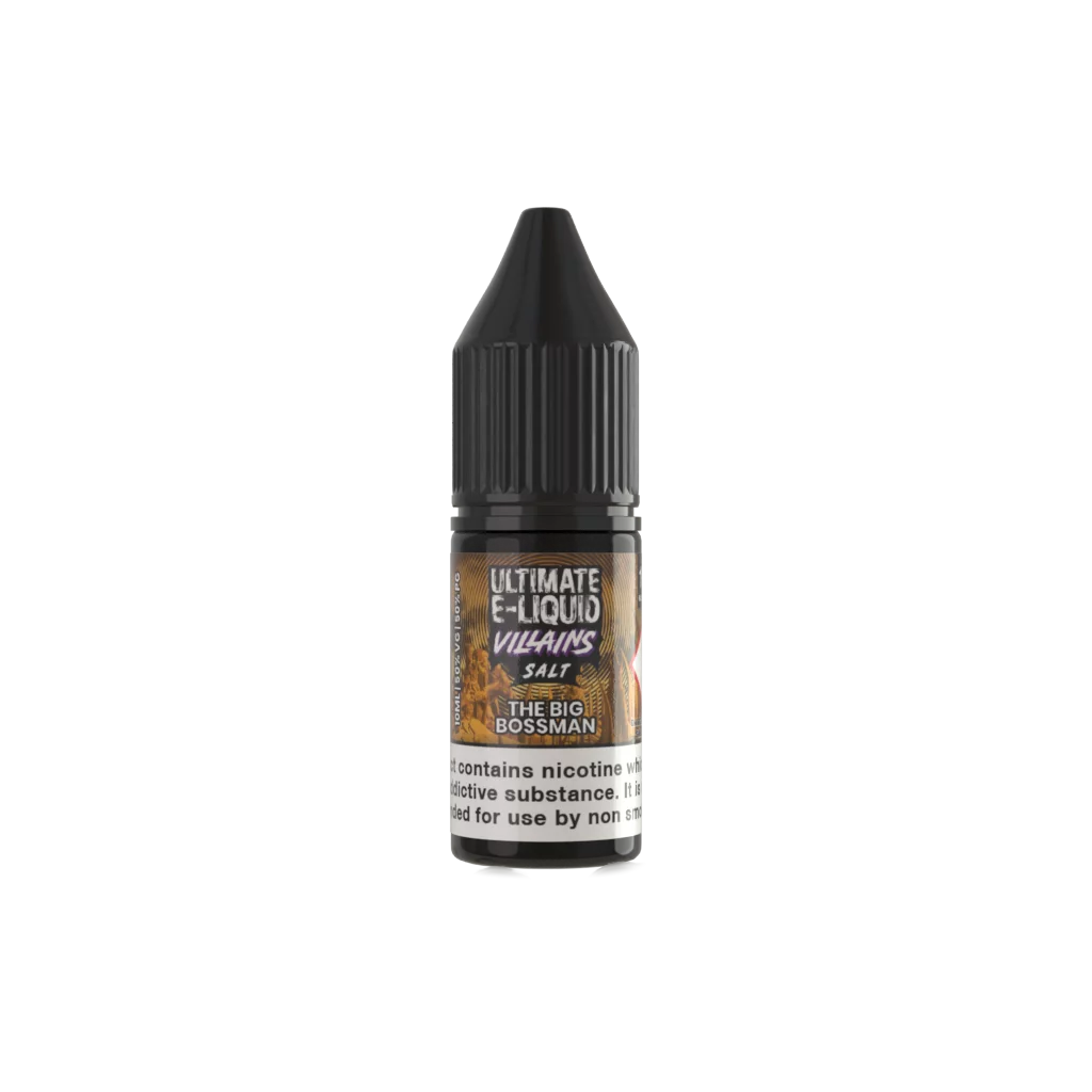 Villains The Big Bossman Nic Salt E-liquid by Ultimate Juice