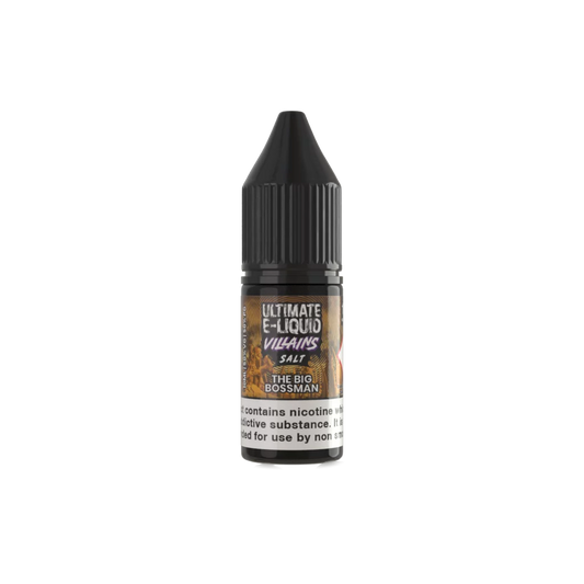 Villains The Big Bossman Nic Salt E-liquid by Ultimate Juice