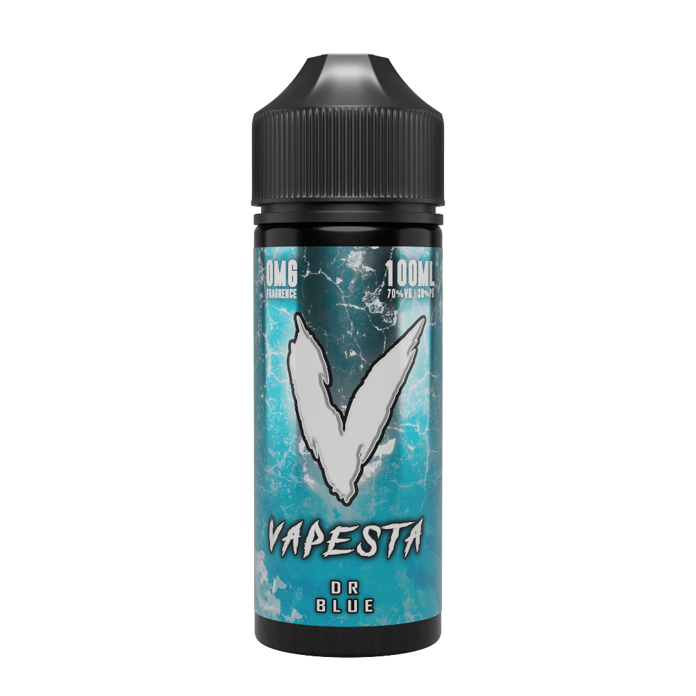 Dr Blue 100ml Shortfill E-Liquid by Vapesta