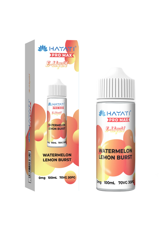 Watermelon Lemon Burst 100ml Shortfill E-Liquid By Hayati Pro Max