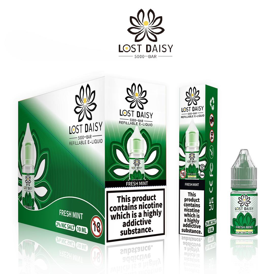 Fresh Mint Nic Salt E-Liquid by Lost Daisy