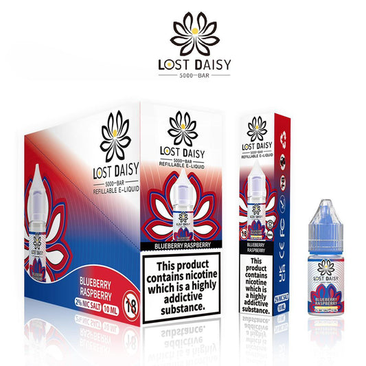 Blueberry Raspberry Nic Salt E-Liquid by Lost Daisy