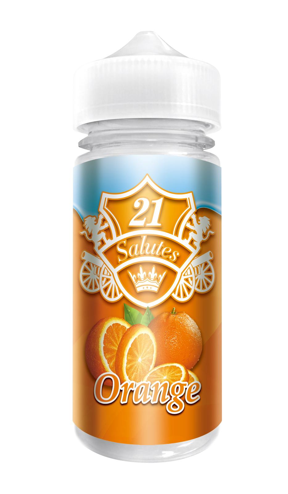 Orange 100ml Shortfill E-Liquid by 21 Salutes