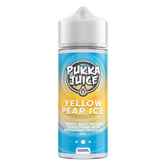 Yellow Pear Ice 100ml Shortfill E-Liquid by Pukka Juice
