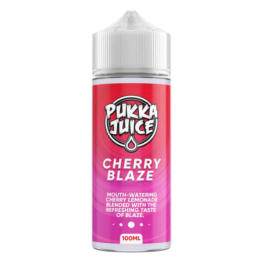 Cherry Blaze 100ml Shortfill E-Liquid by Pukka Juice