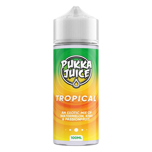 Tropical 100ml Shortfill E-Liquid by Pukka Juice