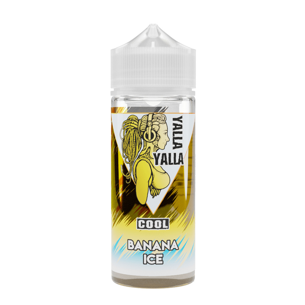 Banana Ice 100ml Shortfill E-Liquid by Yalla Yalla Cool
