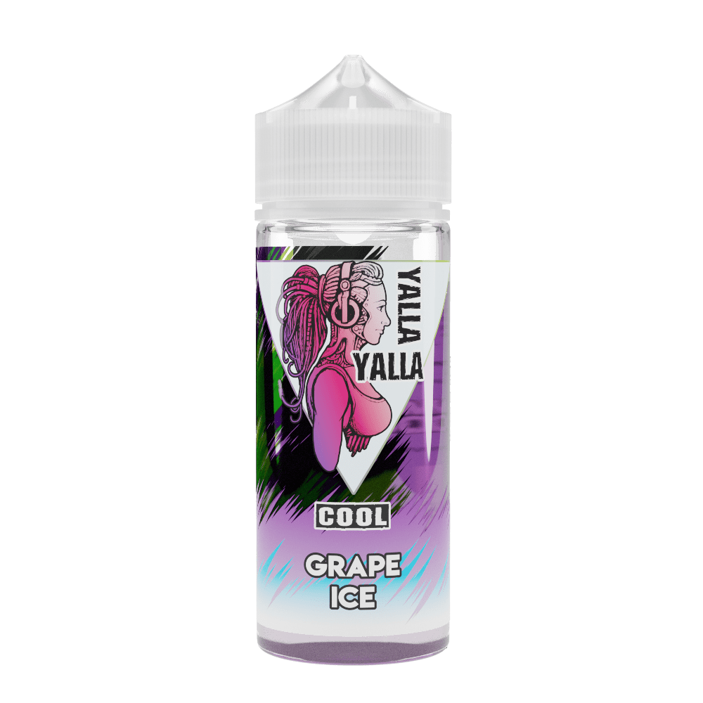 Grape Ice 100ml Shortfill E-Liquid by Yalla Yalla Cool