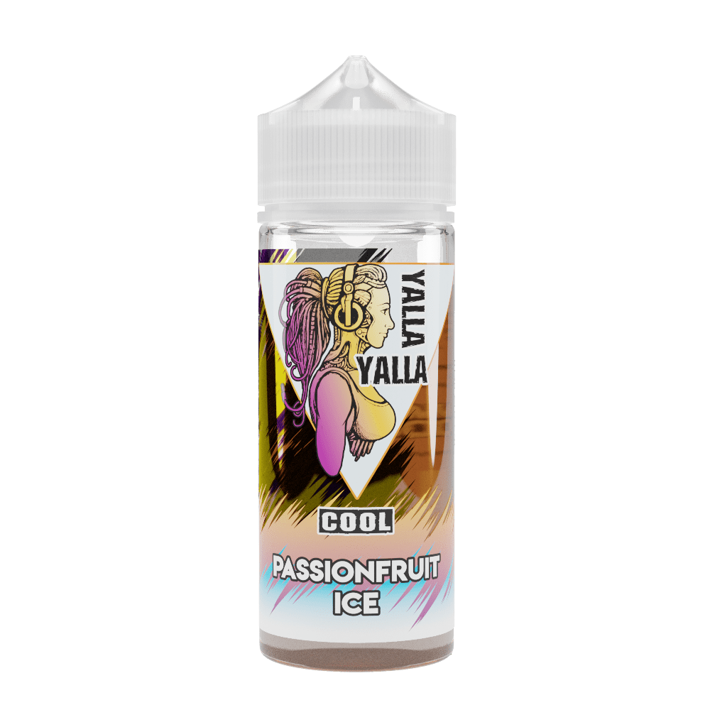 Passionfruit Ice 100ml Shortfill E-Liquid by Yalla Yalla Cool