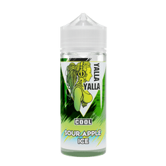 Sour Apple Ice 100ml Shortfill E-Liquid by Yalla Yalla Cool