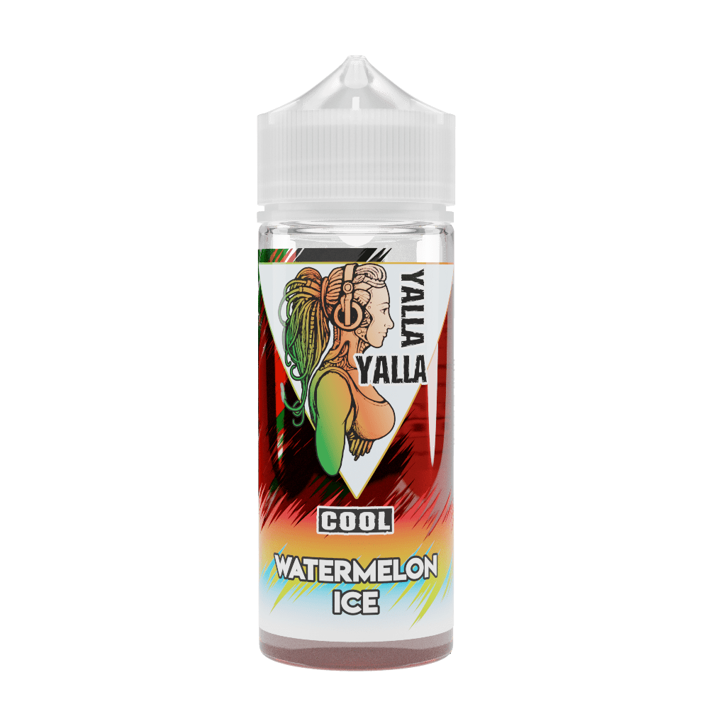 Watermelon Ice 100ml Shortfill E-Liquid by Yalla Yalla Cool