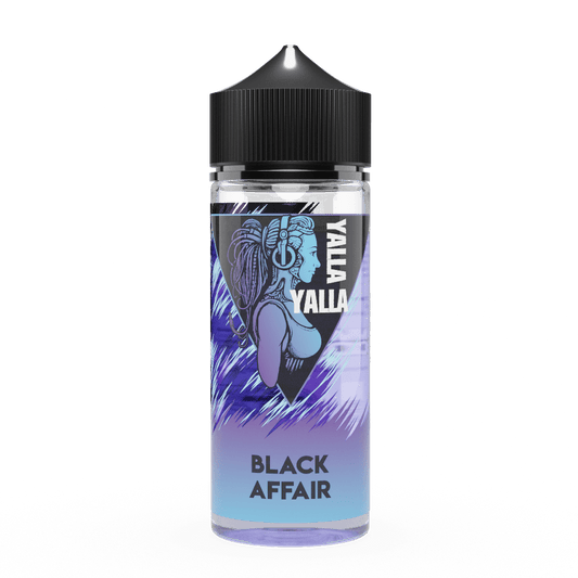 Black Affair 100ml Shortfll E-Liquid by Yalla Yalla