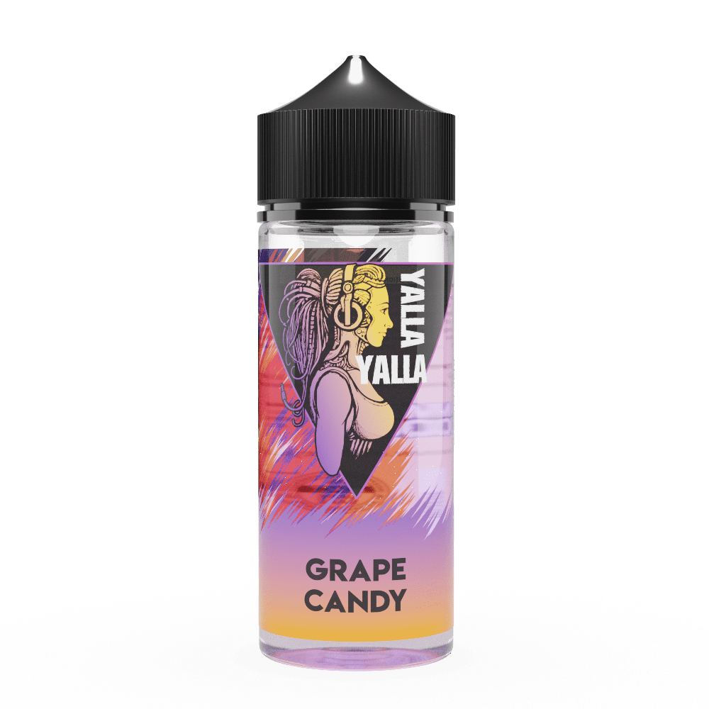 Grape Candy 100ml Shortfll E-Liquid by Yalla Yalla