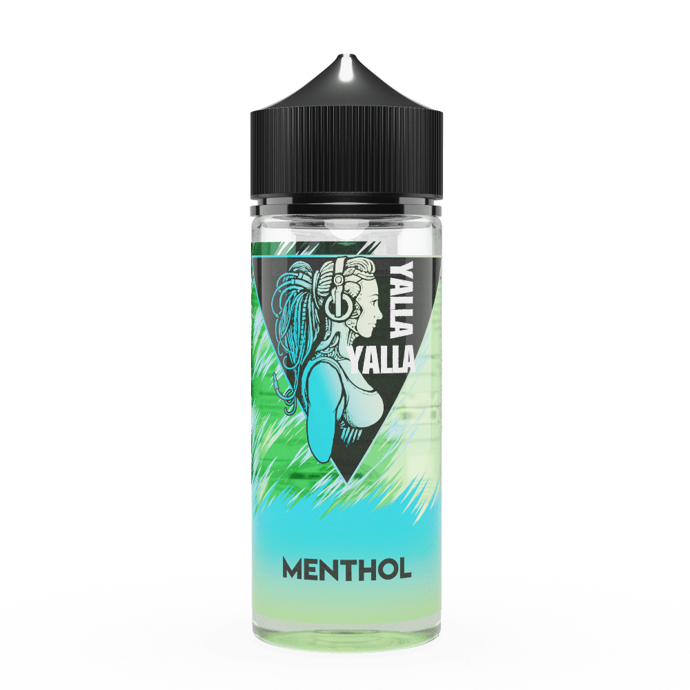 Menthol 100ml Shortfll E-Liquid by Yalla Yalla