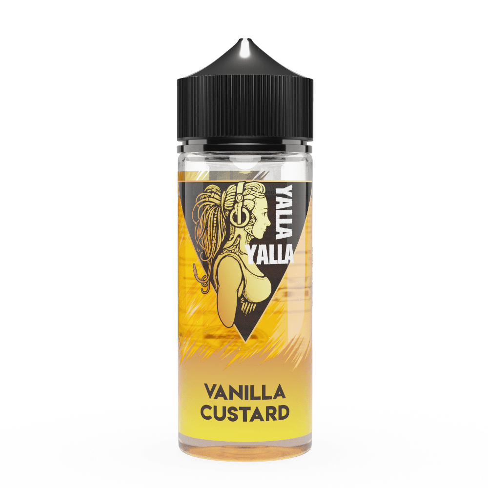 Vanilla Custard 100ml Shortfill E-Liquid by Yalla Yalla