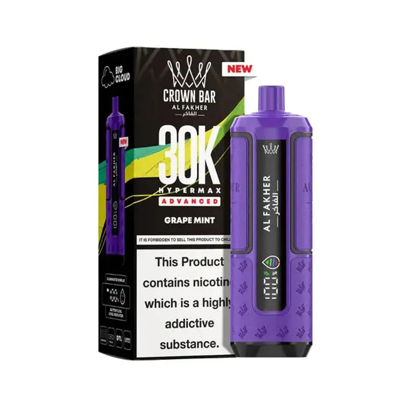 Al Fakher 30K Hypermax Prefilled Pod Kit - Grape Mint 