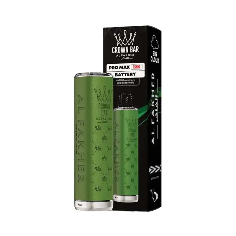 Al Fakher Crown Bar Pro Max 12K Prefilled Pod Kit - green