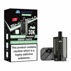 Apple Mint Grape / Peach Grape Fruit Hayati Pro Ultra Plus Shisha 30K Prefilled Pod