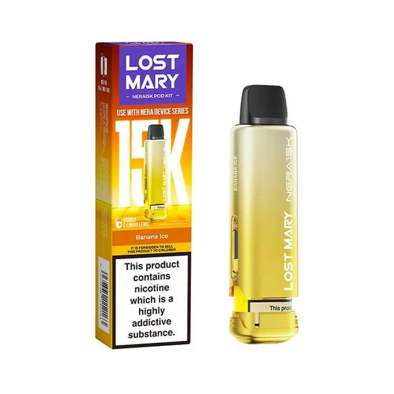 Banana Ice Lost Mary Nera 15K Prefilled Pod