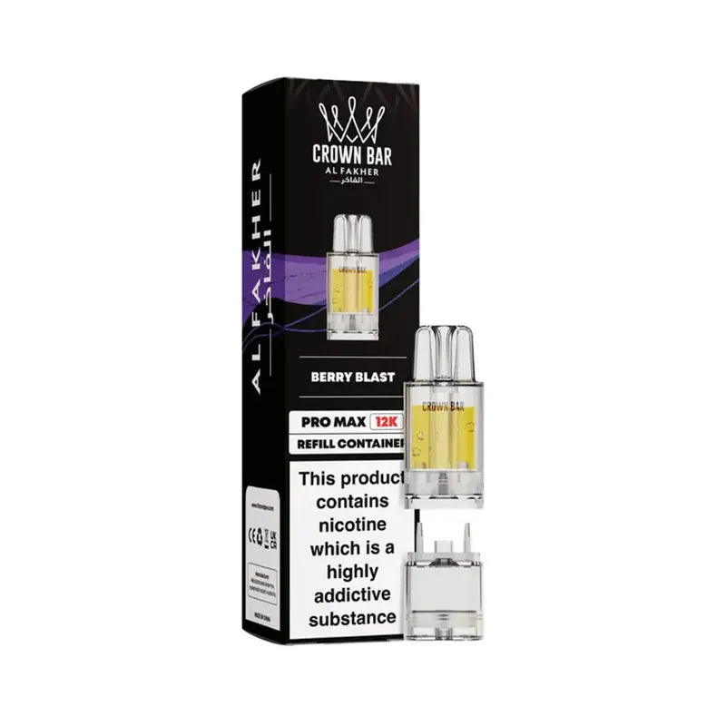 Berry Blast Al Fakher Crown Bar Pro Max 12K Prefilled Pod 