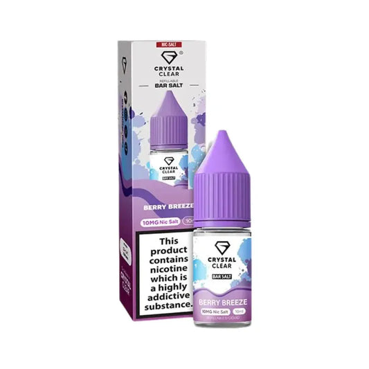 Berry Breeze Nic Salt E-Liquid by Crystal Clear Bar Salts 