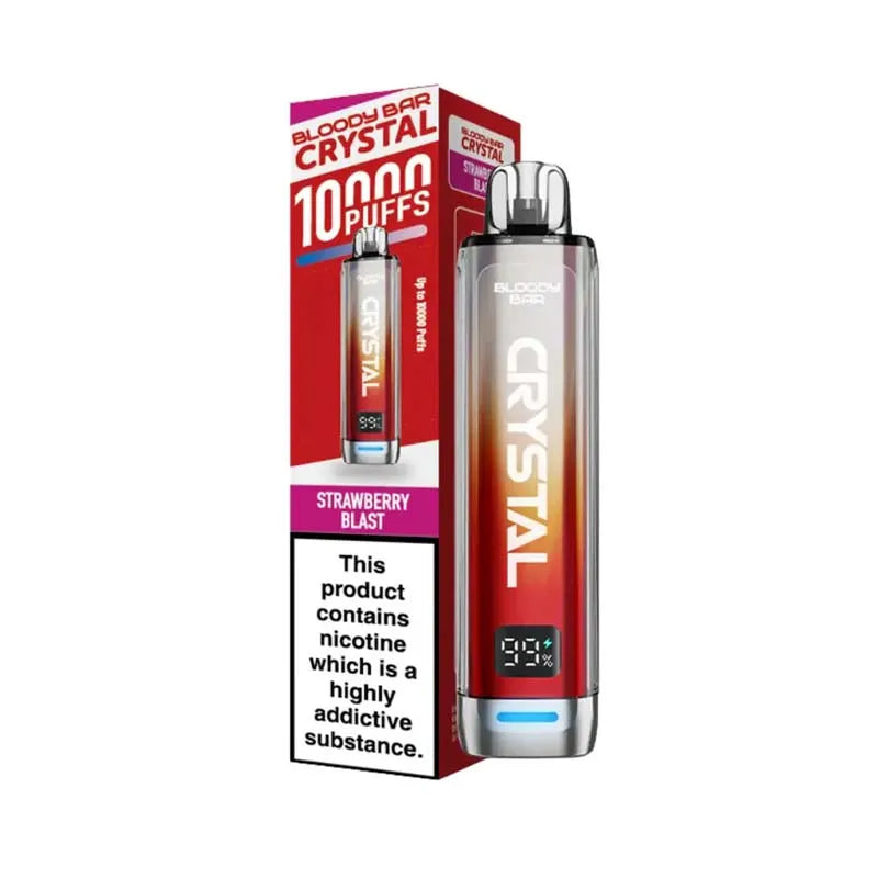 Bloody Bar Crystal 10K Prefilled Pod Kit - Strawberry Blast