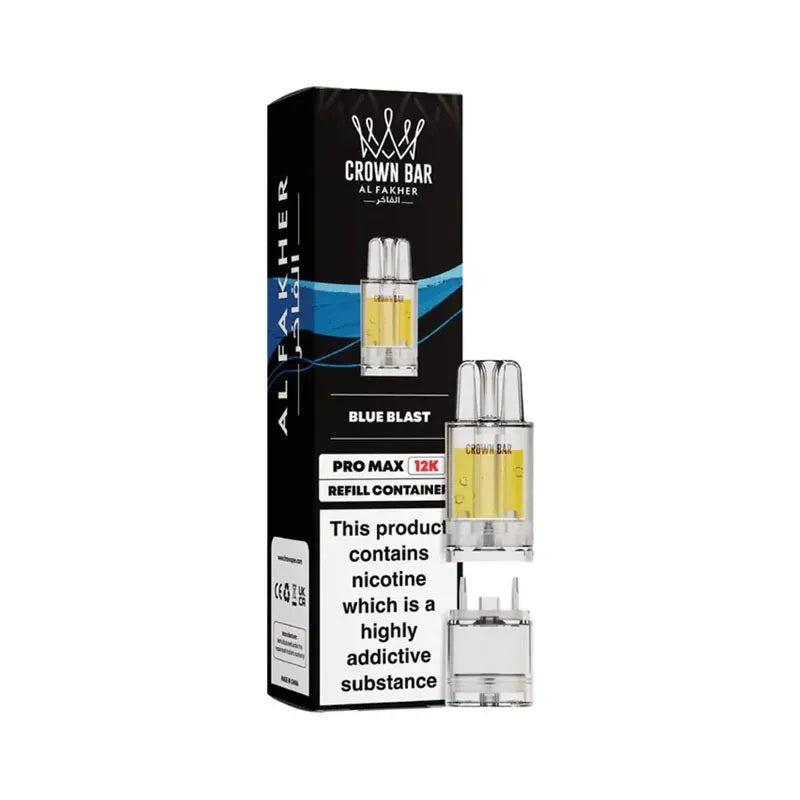 Blue Blast Al Fakher Crown Bar Pro Max 12K Prefilled Pod 