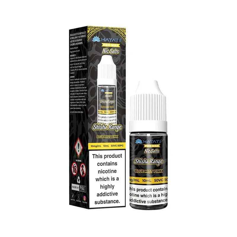 Blue Mist Pink Nic Salt E-Liquid by Hayati Shisha Range