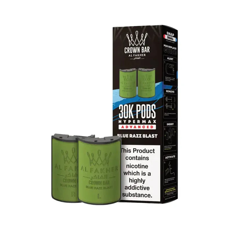Blue Razz Blast Al Fakher 30K Hypermax Prefilled Pod