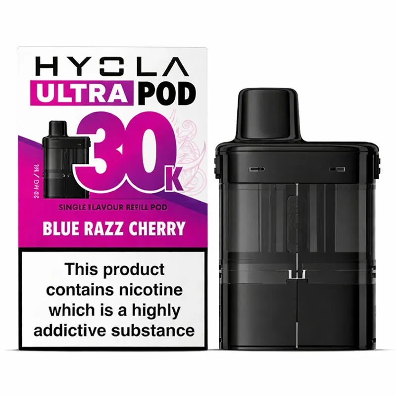 Blue Razz Cherry Edition Hyola Ultra 30K Prefilled Pod
