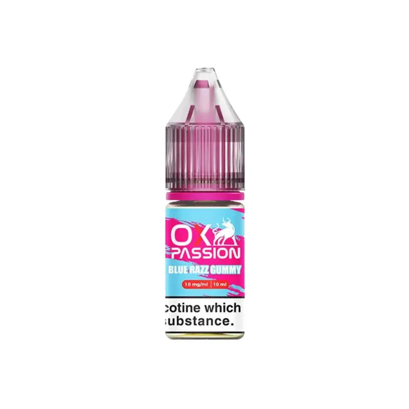 Blue Razz Gummy Nic Salt E-Liquid by Oxva Ox Passion 