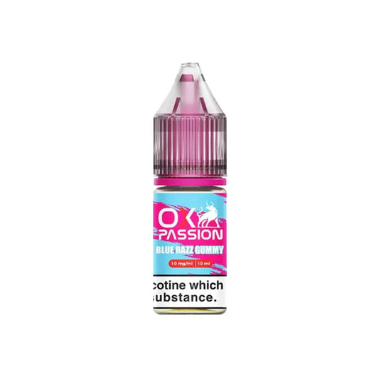 Blue Razz Gummy Nic Salt E-Liquid by Oxva Ox Passion 