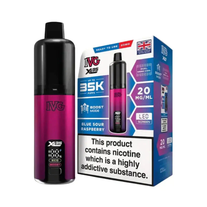 IVG XL 35K Prefilled Pod Kit - Blue Sour Raspberry 