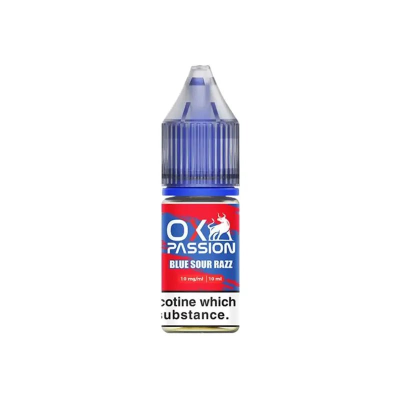 Blue Sour Razz Nic Salt E-Liquid by Oxva Ox Passion
