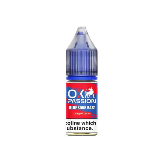 Blue Sour Razz Nic Salt E-Liquid by Oxva Ox Passion
