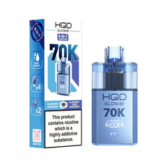 HQD Glow Air 70K Prefilled Pod Kit - Blueberry Raspberry 