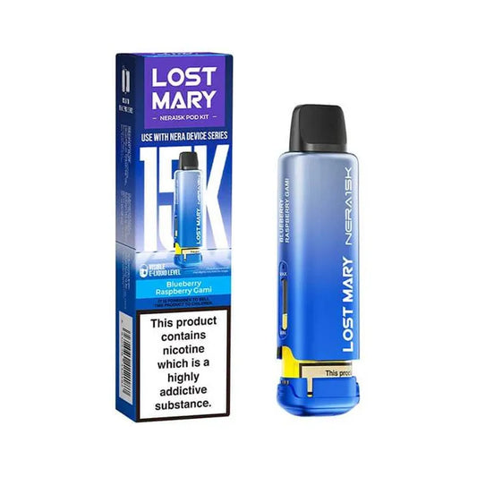 Blueberry Raspberry Gami Lost Mary Nera 15K Prefilled Pod