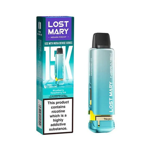 Blueberry Raspberry Ice Lost Mary Nera 15K Prefilled Pod
