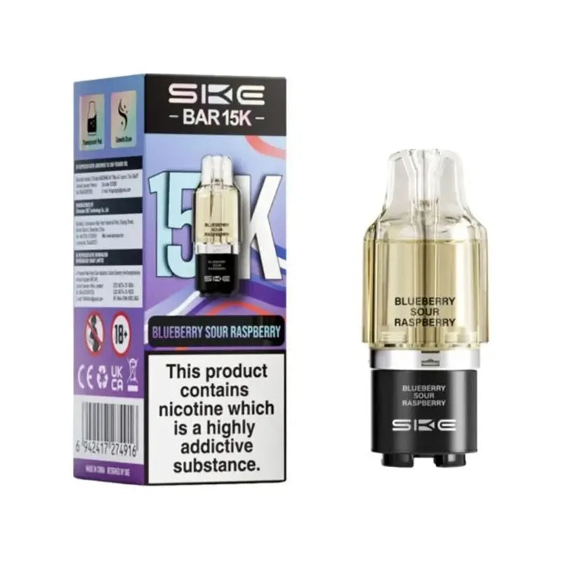 Blueberry Sour Raspberry SKE Bar 15K Prefilled Pod