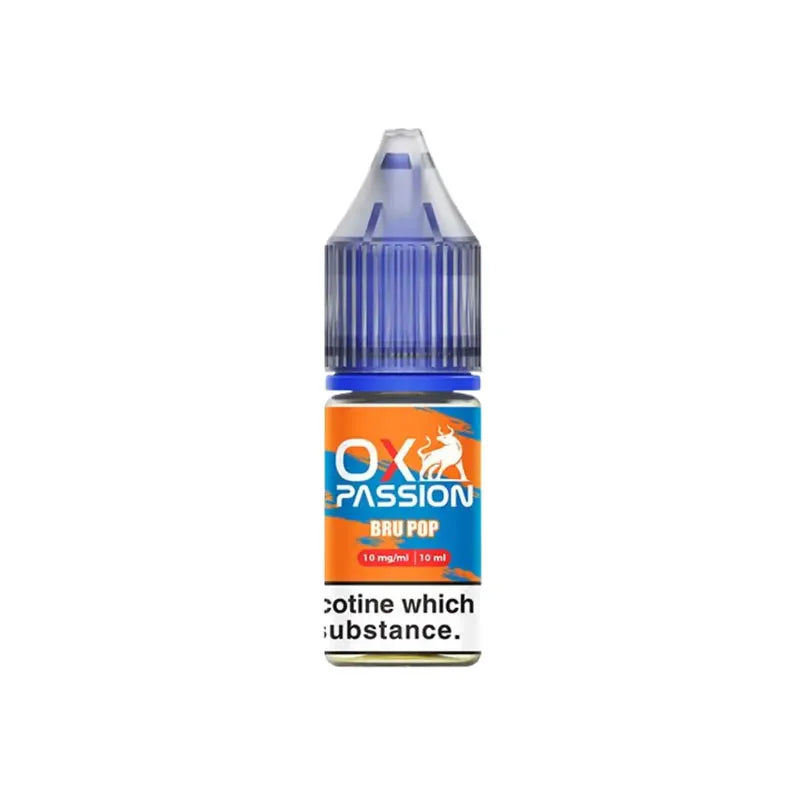 Bru Pop Nic Salt E-Liquid by Oxva Ox Passion