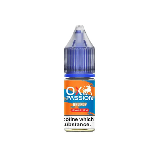 Bru Pop Nic Salt E-Liquid by Oxva Ox Passion