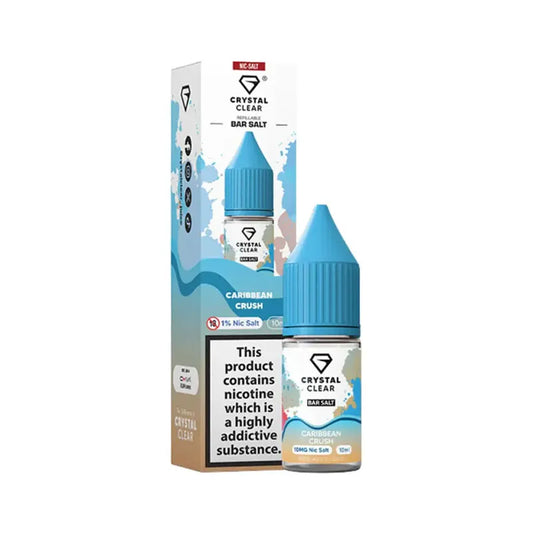 Caribbean Crush Nic Salt E-Liquid by Crystal Clear Bar Salts