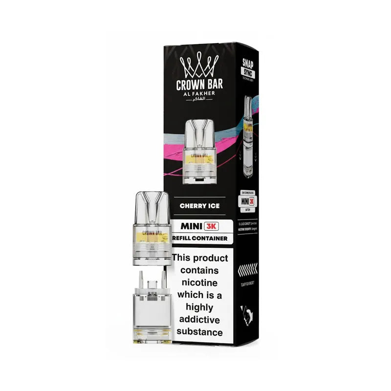 Cherry Ice Al Fakher Crown Bar Mini 3K Prefilled Pod