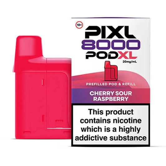 Cherry Sour Raspberry Pixl 8000 Prefilled Pod