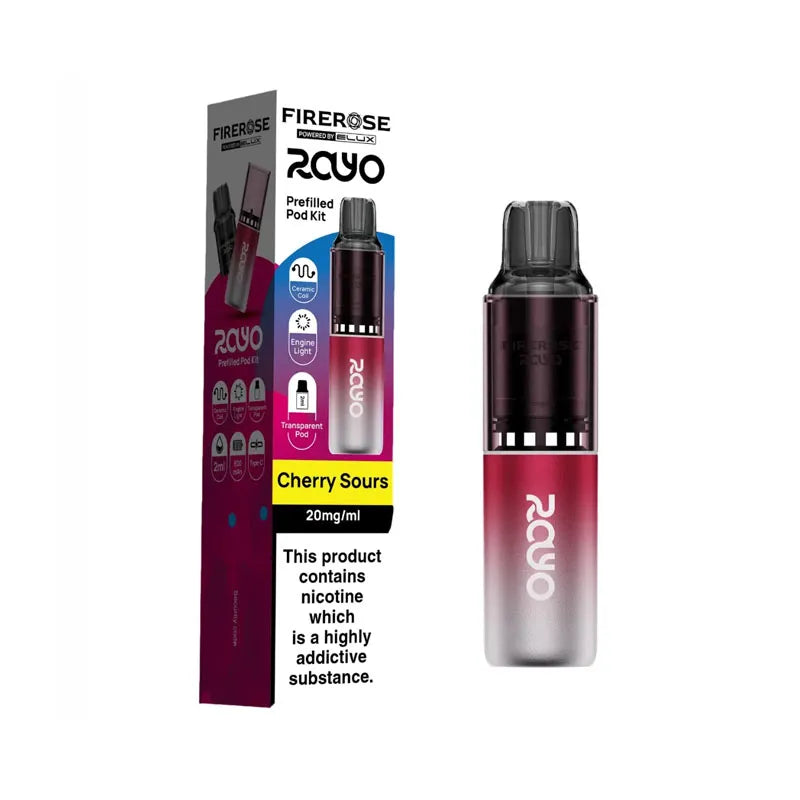 Firerose Rayo 600 Prefilled Pod Kit - Chery Sours 