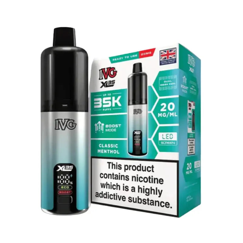 IVG XL 35K Prefilled Pod Kit - Classic Menthol 