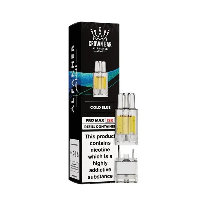 Cold Blue Al Fakher Crown Bar Pro Max 12K Prefilled Pod